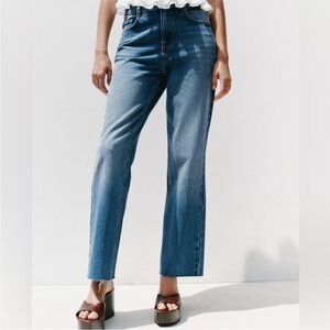 Zara Z.02 straight leg jeans Classic Blue Women's Jeans